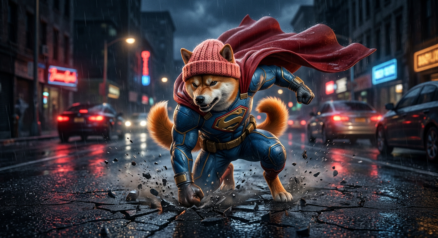 Superhero landing